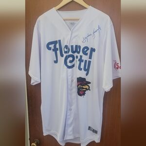 Stephen Gonsalves Rochester Red Wings Autographed Jersey Size 50